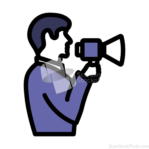 Image of Icon Of Man With Mouthpiece