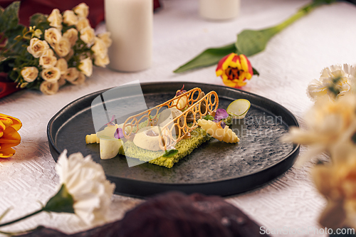 Image of Gourmet fine dining starter