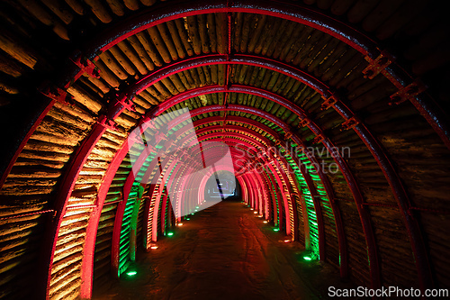 Image of Underground Catedral de Sal (Salt Cathedral) of Zipaquira, Colombia.
