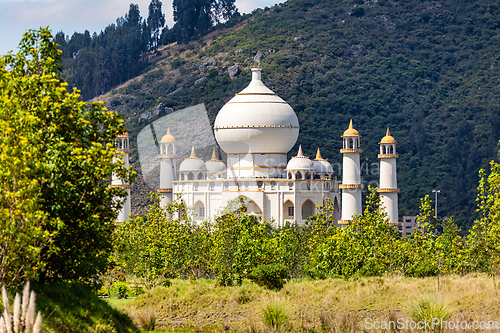 Image of Replica of Taj Mahal, Bioparque Wakata, Tocancipa municipality of the Metropolitan Area of Bogota, Colombia.