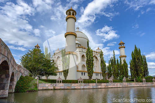 Image of Replica of Taj Mahal, Bioparque Wakata, Tocancipa municipality of the Metropolitan Area of Bogota, Colombia.