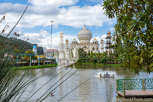 Image of Replica of Taj Mahal, Bioparque Wakata, Tocancipa municipality of the Metropolitan Area of Bogota, Colombia.