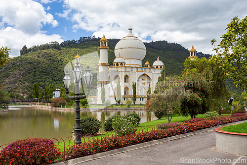 Image of Replica of Taj Mahal, Bioparque Wakata, Tocancipa municipality of the Metropolitan Area of Bogota, Colombia.