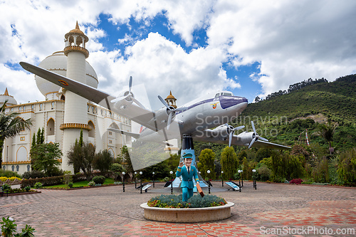 Image of Replica of Taj Mahal, Bioparque Wakata, Tocancipa municipality of the Metropolitan Area of Bogota, Colombia.