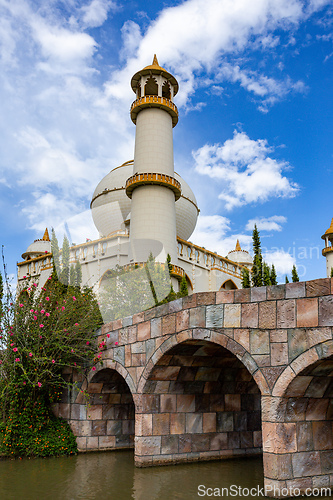 Image of Replica of Taj Mahal, Bioparque Wakata, Tocancipa municipality of the Metropolitan Area of Bogota, Colombia.