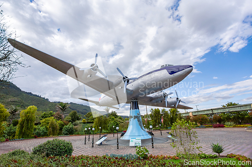 Image of Biopark Wakata HK136 Airplane, Jaime Duque Park, Tocancipa municipality of the Metropolitan Area of Bogota, Colombia.