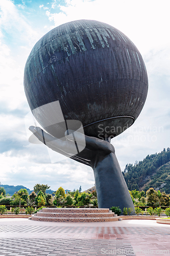 Image of Biopark Wakata Monument to God, Jaime Duque Park, Metropolitan Area of Bogota, Colombia.