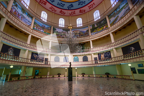 Image of Interior of Replica of Taj Mahal, Bioparque Wakata, Tocancipa municipality of the Metropolitan Area of Bogota, Colombia.