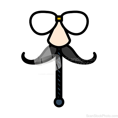 Image of Glasses And Mustache Icon