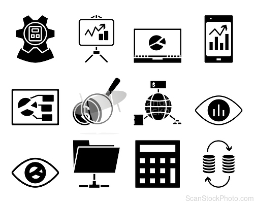 Image of Analytics Icon Set