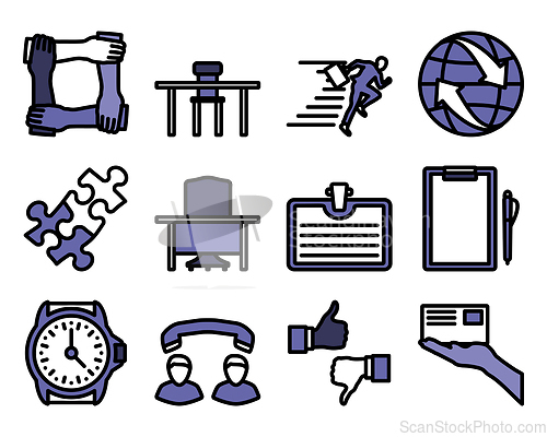Image of Business Icon Set