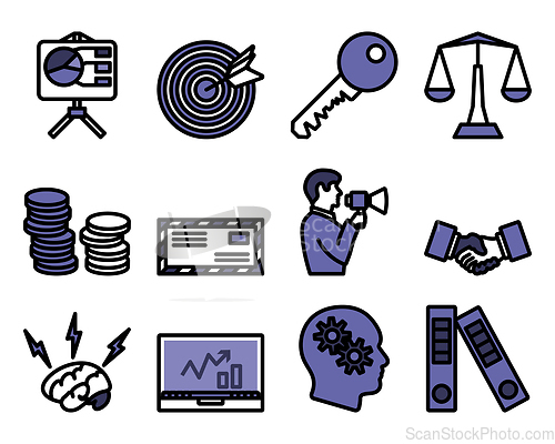 Image of Business Icon Set