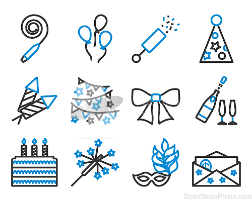 Image of Celebration Icon Set