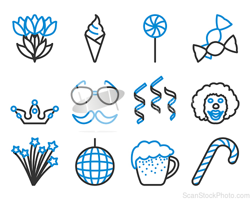 Image of Celebration Icon Set