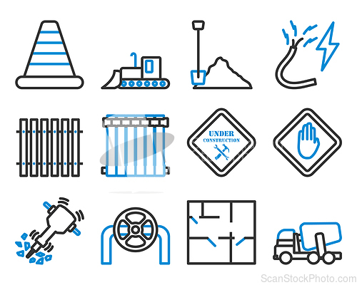 Image of Construction Icon Set