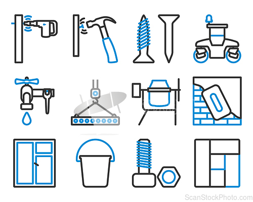 Image of Construction Icon Set