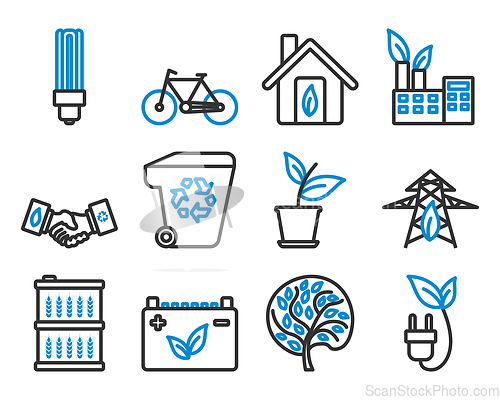 Image of Ecology Icon Set