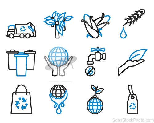 Image of Ecology Icon Set