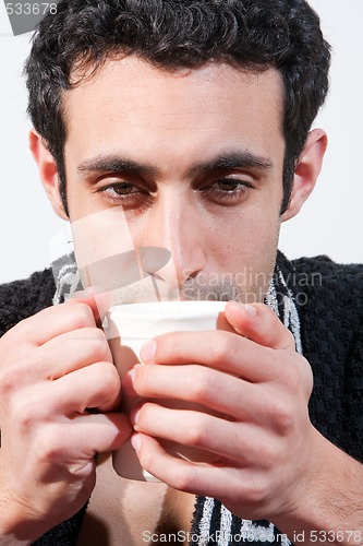 Image of Man with cup