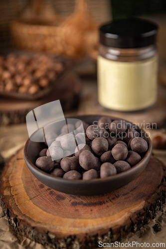 Image of Chocolate covered hazelnuts