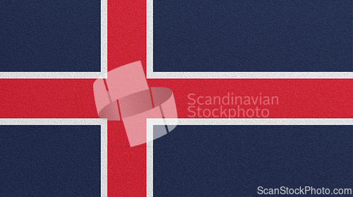 Image of Iceland flag on abstract background
