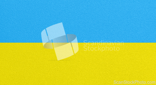 Image of Flag of Ukraine on abstract background