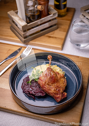 Image of Roasted duck leg confit
