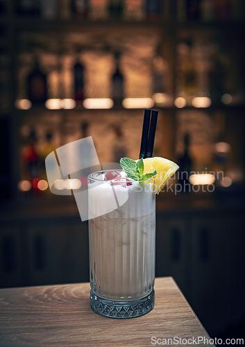 Image of Creamy, tropical pina colada cocktail