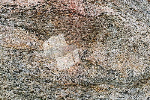 Image of Unique pattern of textured rock surface revealing natural geolog