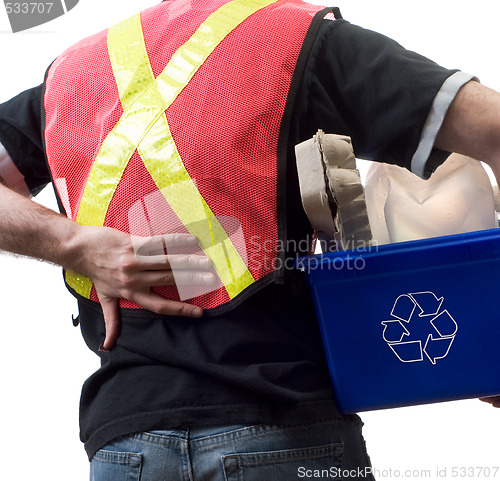 Image of Worker With Back Pain