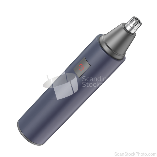 Image of Blue nose hair trimmer