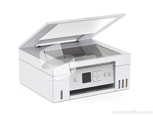 Image of Modern all-in-one inkjet color photocopier