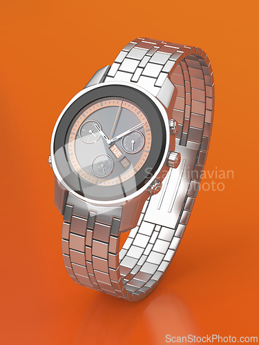 Image of Silver chronograph watch
