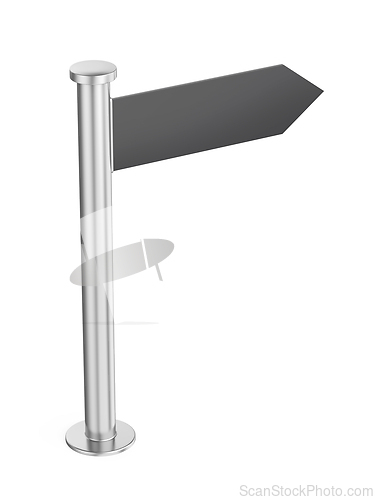 Image of Blank direction arrow sign