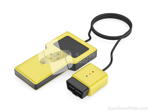 Image of Wired handheld car diagnostic device