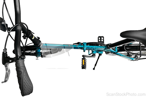 Image of Folding bicycle frame.