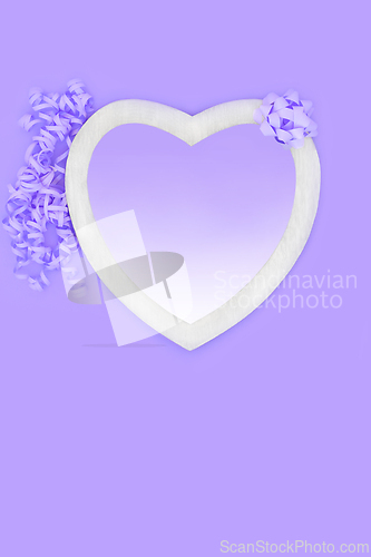Image of Heart Shape Frame Beautiful Romantic Love Decoration