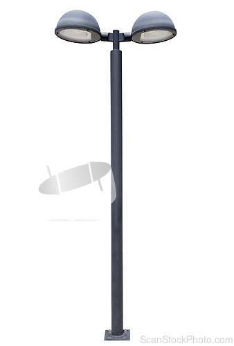 Image of Street lamppost, isolated over white