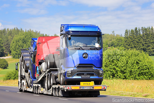 Image of Transporting 2025 Mercedes-Benz Actros L Trucks