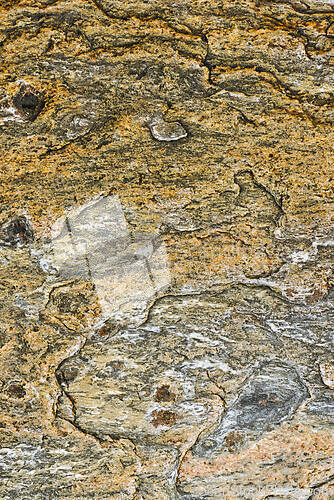 Image of Unique natural rock formation displaying intricate patterns and 