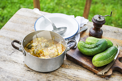 Image of Cucumber sauce dish