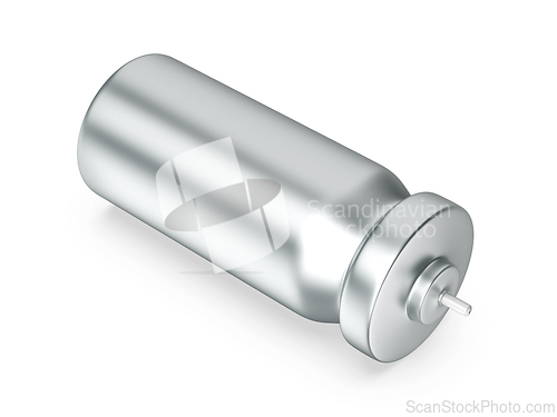 Image of Metal medicine canister for asthma inhaler device