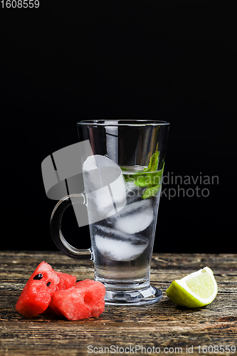 Image of red sweet watermelon