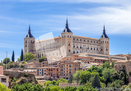 Image of View of the Alcazar in Toledo
