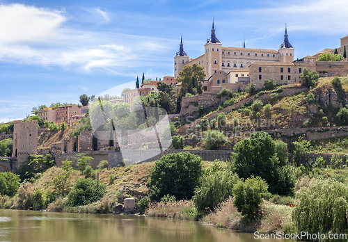 Image of View of the Alcazar in Toledo