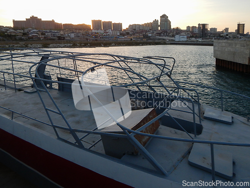 Image of City view from the sea.
