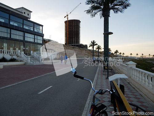 Image of Embankment along the sea.