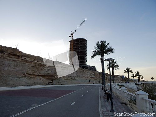 Image of Embankment along the sea.