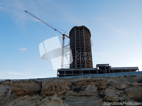 Image of Construction of a high-rise building.