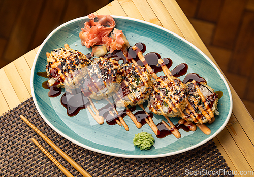 Image of Tempura maki sushi roll